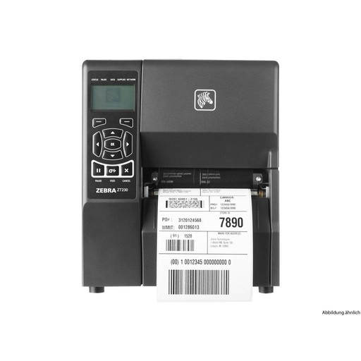 Zebra ZT230 USB/LAN/Seriell Thermal Etikettendrucker