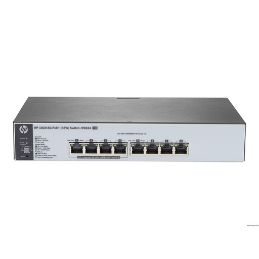 HPE OfficeConnect 1820 8G PoE+ 65W Switch