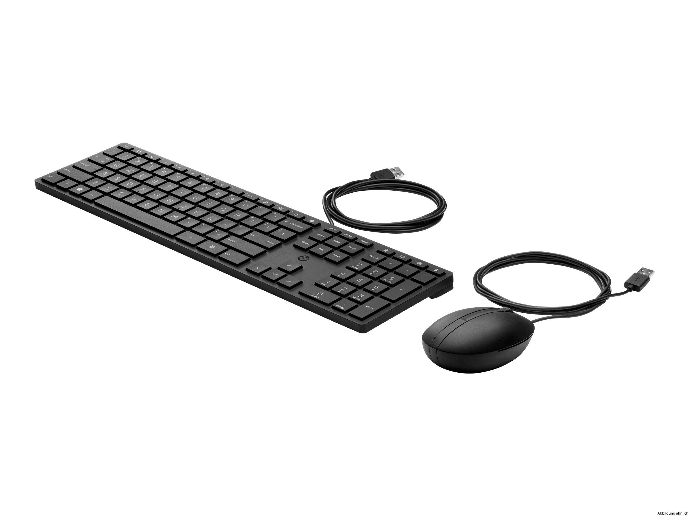 HP Wired 320MK Tastatur+Maus Combo